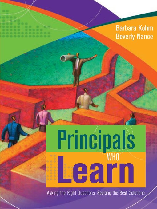 Title details for Principals Who Learn by Barbara Kohm - Available